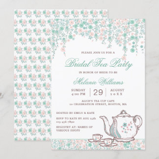 Elegant Tea Party | Florence-Vrijgezellenfeest Kaart