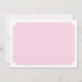 Elegant Tea Party Invitation Kaart (Achterkant)