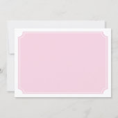 Elegant Tea Party Invitation Kaart (Achterkant)