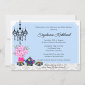 Elegant Tea Party Invitation Kaart (Voorkant)