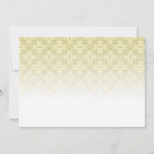 Elegant Tea Party Invitation Kaart (Achterkant)