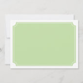 Elegant Tea Party Kaart (Achterkant)