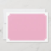 Elegant Tea Party Kaart (Achterkant)