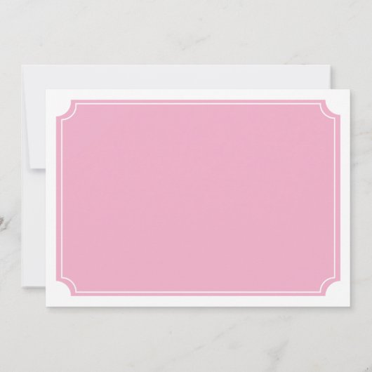 Elegant Tea Party Kaart (Achterkant)