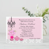 Elegant Tea Party Kaart (Staand voorkant)