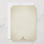 Elegant  Tea Party | Uitnodiging tot Baby shower (Achterkant)