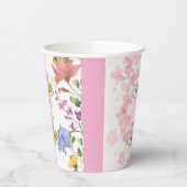 Elegant Tea Party Vibes Papieren Bekers (Links)