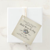 Elegant Tea Party | VRIJGEZELLENFEEST Bedankjes Labels (In situ)