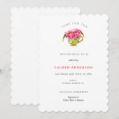 Elegant Tea Party Vrijgezellenfeest Kaart (Voorkant / Achterkant)