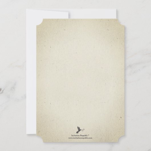 Elegant  Tea Party | VRIJGEZELLENFEEST Kaart (Achterkant)