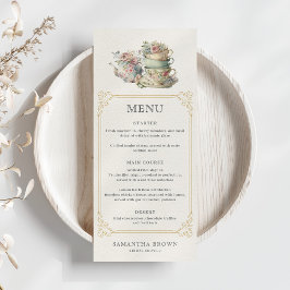  Elegant Tea Party Vrijgezellenfeest Menu