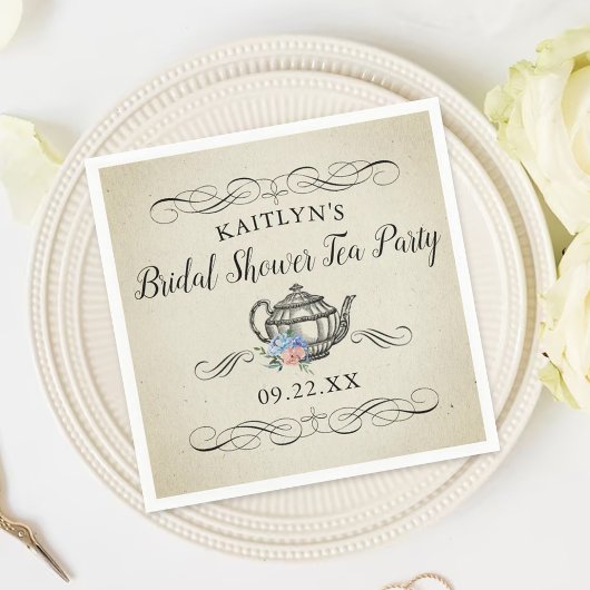 Elegant  Tea Party | VRIJGEZELLENFEEST Servet