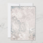 Elegant  Tea Pot | Kups Bridal Tea Shower Kaart (Achterkant)