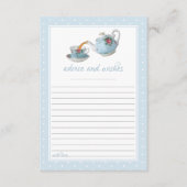 Elegant Teacups Baby shower Tea Party Advieskaart (Voorkant)