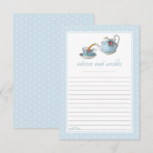 Elegant Teacups Baby shower Tea Party Advieskaart
