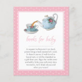 Elegant Teacups Baby shower Tea Party Book Request (Voorkant)