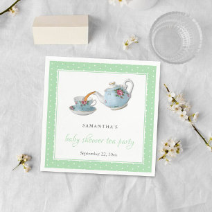 Elegant Teacups Baby shower Tea Party Servet