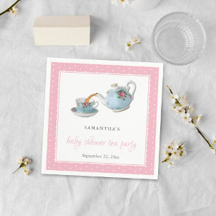 Elegant Teacups Baby shower Tea Party Servet