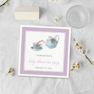 Elegant Teacups Baby shower Tea Party Servet