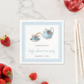 Elegant Teacups Baby shower Tea Party Servet (Insitu)