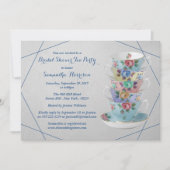 Elegant Teacups Vrijgezellenfeest Kaart (Voorkant)