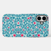 Elegant Teal and Magenta Foliage Pattern Case-Mate iPhone Case (Achterkant (horizontaal))