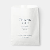 Elegant Teal Gratitude Note Bedankzakje (Voorkant)