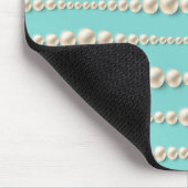 Elegant Teal & Parels Muismat (Hoek)