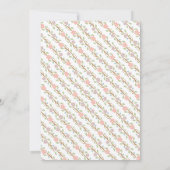 Elegant Teapot Bridal Shower Invitation Kaart (Achterkant)