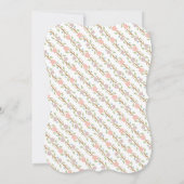 Elegant Teapot Bridal Shower Invitation Kaart (Achterkant)