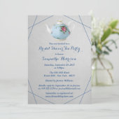 Elegant Teapot Vrijgezellenfeest Tea Party Kaart (Staand voorkant)