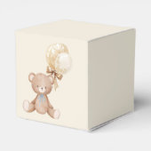 Elegant Teddy Bear Baby Shower Bedankdoosjes (Achterkant)
