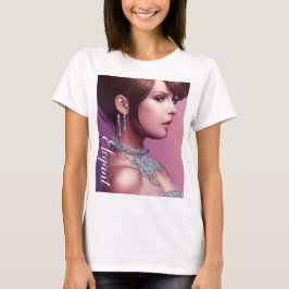 Elegant teen prinses t-shirt