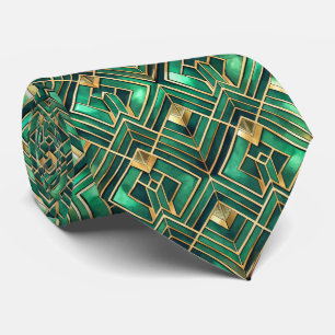 Elegant tegel Art Deco patroon Stropdas