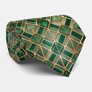Elegant tegel Art Deco patroon Stropdas