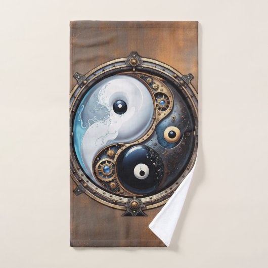 Elegant teken van yin yang bad handdoek (Handdoek)