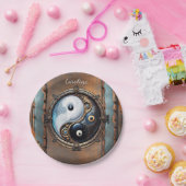 Elegant teken van yin yang papieren bordje (Feest)