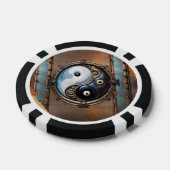 Elegant teken van yin yang poker chips (Enkel)