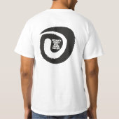 Elegant tekst Mijn vaders okes zullen je oppakken T-shirt (Achterkant)