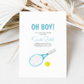 Elegant Tennis Baby shower Uitnodiging