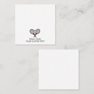 Elegant Tennis Gepersonaliseerde Stationery Notitiekaartje
