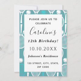 Elegant Tennis Rackets & Balls  Sport Thema Kaart