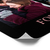 Elegant 'Ter Herinnering Aan' Foto Collage Herdenk Poster (Hoek)