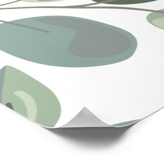 Elegant Ter Nagedachtenis | Fotoboodschap Poster (Hoek)