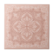 Elegant Terracotta Blush Pink Butterfly Decoratief