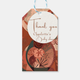 elegant Terracotta boho baby shower Cadeaulabel