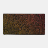 Elegant Terracotta Boho Botanisch Patroon Bureaumat (Voorkant)