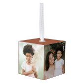 Elegant Terracotta Boho Floral Family Decoratie (Achter hoekig)