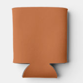 Elegant Terracotta Boho Script Bruiloft Custom Blikjeskoeler (Achterkant)