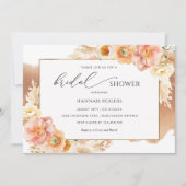 Elegant Terracotta, Peach, Vrijgezellenfeest van C Kaart (Voorkant)